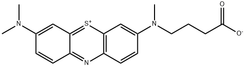 Phenothiazin-5-ium, 3-[(3-carboxypropyl)methylamino]-7-(dimethylamino)-, inner salt Struktur