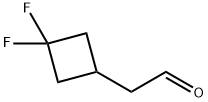 2-(3,3-difluorocyclobutyl)acetaldehyde Struktur