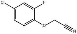 2-(4-CHLORO-2-FLUORO-PHENOXY)ACETONITRILE Struktur