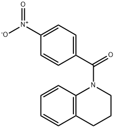 3,4-dihydro-2H-quinolin-1-yl-(4-nitrophenyl)methanone Struktur