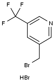 3-Bromomethyl-5-trifluoromethyl-pyridine HBR Struktur