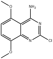 2-chloro-5,8-dimethoxyquinazolin-4-amine Struktur