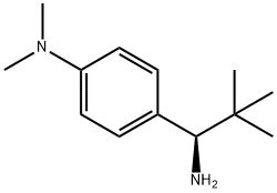 [4-((1R)-1-AMINO-2,2-DIMETHYLPROPYL)PHENYL]DIMETHYLAMINE Struktur