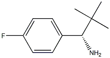 (1S)-1-(4-FLUOROPHENYL)-2,2-DIMETHYLPROPAN-1-AMINE Struktur