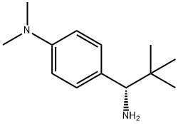 [4-((1S)-1-AMINO-2,2-DIMETHYLPROPYL)PHENYL]DIMETHYLAMINE Struktur