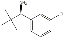 (1R)-1-(3-CHLOROPHENYL)-2,2-DIMETHYLPROPAN-1-AMINE Struktur