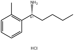 (1R)-1-(2-METHYLPHENYL)PENTYLAMINE HYDROCHLORIDE Struktur