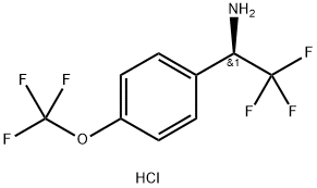 (1R)-2,2,2-TRIFLUORO-1-[4-(TRIFLUOROMETHOXY)PHENYL]ETHYLAMINE HYDROCHLORIDE Struktur