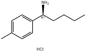 (1S)-1-(4-METHYLPHENYL)PENTYLAMINE HYDROCHLORIDE Struktur