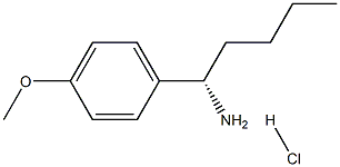 (1S)-1-(4-METHOXYPHENYL)PENTYLAMINE HYDROCHLORIDE Struktur