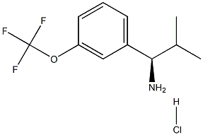 (1R)-2-METHYL-1-[3-(TRIFLUOROMETHOXY)PHENYL]PROPYLAMINE HYDROCHLORIDE Struktur