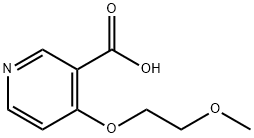 4-(2-Methoxyethoxy)pyridine-3-carboxylicacid Struktur