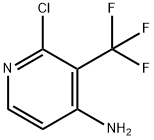 2-Chloro-3-trifluoromethyl-pyridin-4-ylamine Struktur