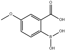 2-BORONO-5-METHOXYBENZOIC ACID Struktur