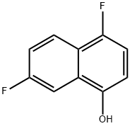 4,7-difluoronaphthalen-1-ol Struktur