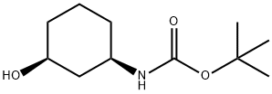 (1R,3S)-(3-Hydroxy-cyclohexyl)-carbamic acid tert-butyl ester Struktur