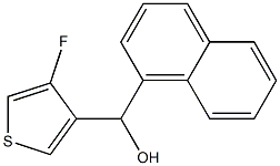 (4-FLUOROTHIOPHEN-3-YL)(NAPHTHALEN-1-YL)METHANOL Struktur