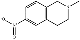 2-methyl-6-nitro-1,2,3,4-tetrahydroisoquinoline Struktur