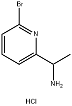 1-(6-bromopyridin-2-yl)ethan-1-amine hydrochloride Struktur