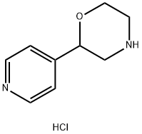 2-(pyridin-4-yl)morpholine dihydrochloride Struktur