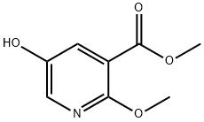 METHYL 5-HYDROXY-2-METHOXYNICOTINATE Struktur