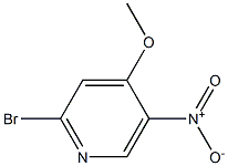 2-bromo-4-methoxy-5-nitropyridine Struktur