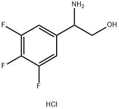 2-AMINO-2-(3,4,5-TRIFLUOROPHENYL)ETHAN-1-OL HYDROCHLORIDE Struktur