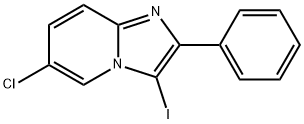 6-chloro-3-iodo-2-phenylimidazo[1,2-a]pyridine Struktur