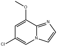 6-Chloro-8-methoxy-imidazo[1,2-a]pyridine Struktur