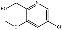 (5-Chloro-3-methoxy-pyridin-2-yl)-methanol Struktur