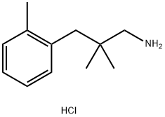 2,2-Dimethyl-3-o-tolylpropan-1-amine hydrochloride Struktur