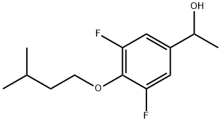 1-(3,5-DIFLUORO-4-(ISOPENTYLOXY)PHENYL)ETHANOL Struktur