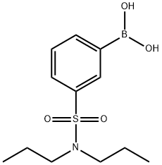 3-(Di-n-propylsulfamoyl)benzeneboronic acid Struktur