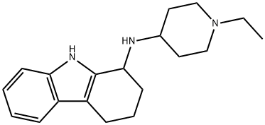 N-(1-ethylpiperidin-4-yl)-2,3,4,9-tetrahydro-1H-carbazol-1-amine Struktur