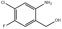 (2-Amino-4-chloro-5-fluoro-phenyl)-methanol Struktur