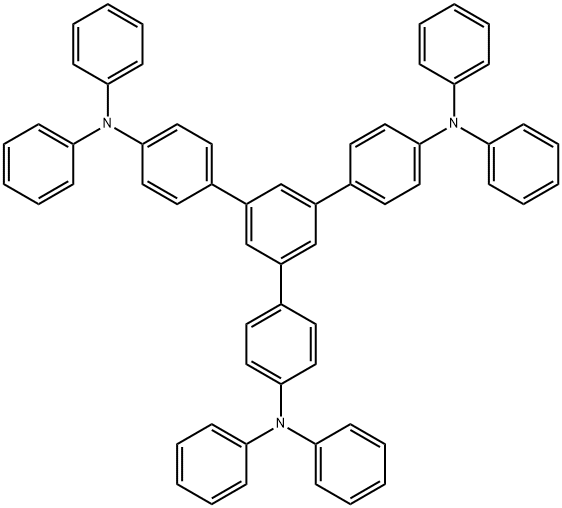 1,3,5-Tris[4-(diphenylamino)phenyl]benzene Struktur