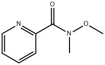 2-Pyridinecarboxamide, N-methoxy-N-methyl- Struktur