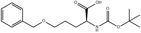 N-Boc-5-(phenylmethoxy)-L-norvaline Struktur