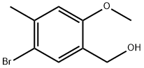 (5-Bromo-2-methoxy-4-methyl-phenyl)-methanol Struktur