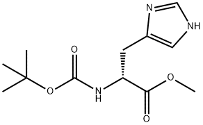 N-Boc-D-histidine methyl ester 結(jié)構(gòu)式