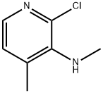 (2-Chloro-4-methyl-pyridin-3-yl)-methyl-amine Struktur