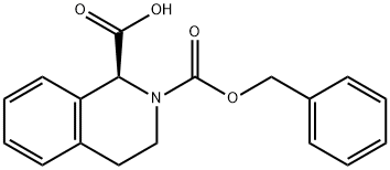 (S)-2-CBZ-1,2,3,4-TETRAHYDROISOQUINOLINE-1-CARBOXYLIC ACID Struktur