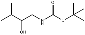 N-Boc-1-amino-3-methylbutan-2-ol Struktur