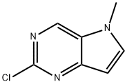 2-Chloro-5-methyl-5H-pyrrolo[3,2-d]pyrimidine Struktur