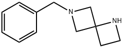 6-benzyl-1,6-diazaspiro[3.3]heptane Struktur