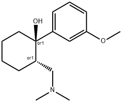 (1R,2S)-2-[(dimethylamino)methyl]-1-(3-methoxyphenyl)cyclohexan-1-ol Struktur