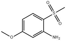 5-Methoxy-2-(methylsulfonyl)aniline Struktur