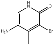 5-Amino-3-bromo-4-methyl-1H-pyridin-2-one Struktur