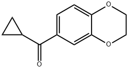 cyclopropyl(2,3-dihydrobenzo[b][1,4]dioxin-6-yl)methanone Struktur