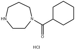 1-cyclohexanecarbonyl-1,4-diazepane Struktur